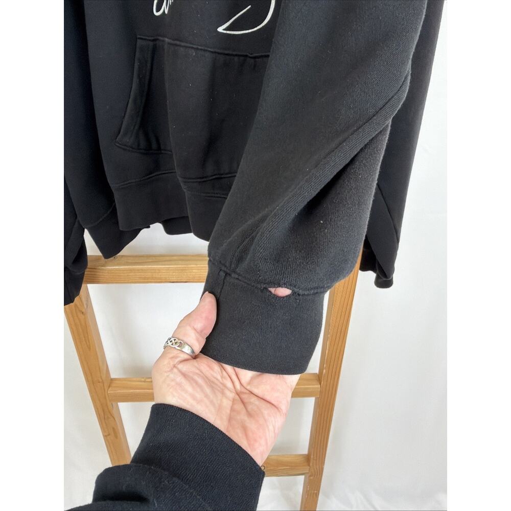 Elvis Presley Black Kangaroo Pocket Elvis Image Fleece Hoodie #1581 Size XXXL - Picture 4 of 4